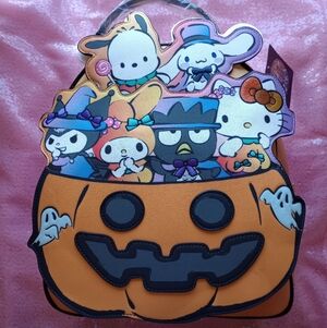 Hello Kitty Halloween Pumpkin Bag with Characters